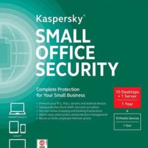 Kaspersky Small Office Security Standard Latest Version | 20 Devices, 20 Mobiles, 1 Server | 1 Year |