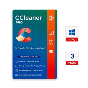 CCleaner Professional for Windows | 1 Device 3 Year | Boost your PC's performance